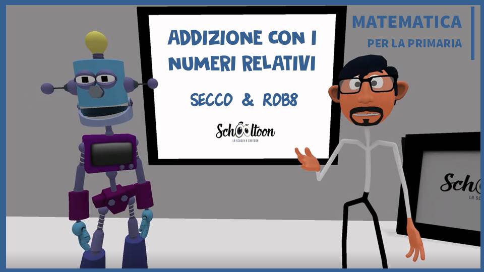 Addizione tra numeri relativi – Primaria