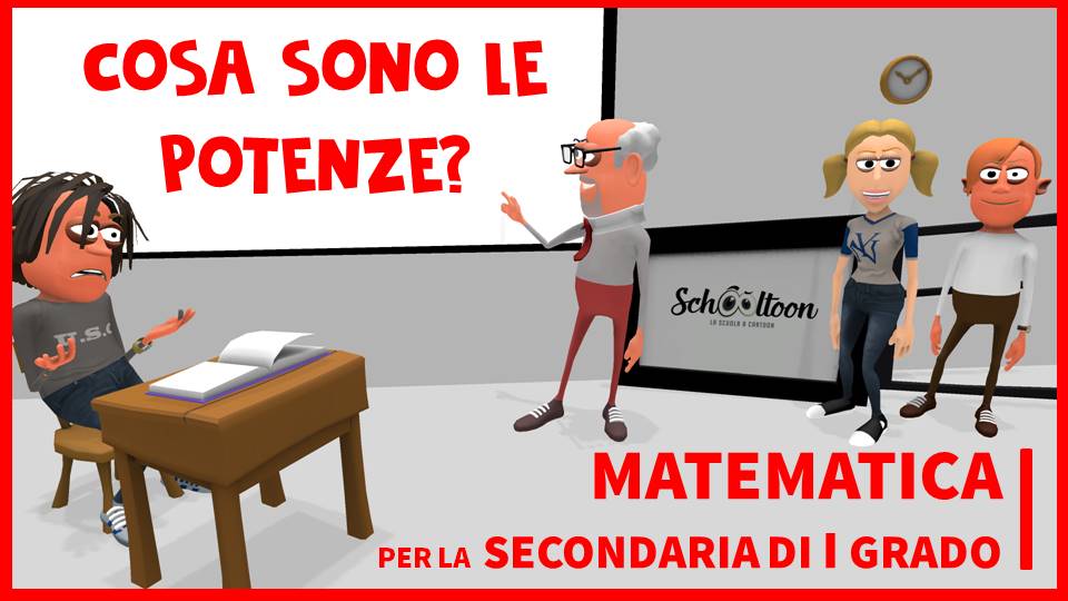 potenze matematica schooltoon