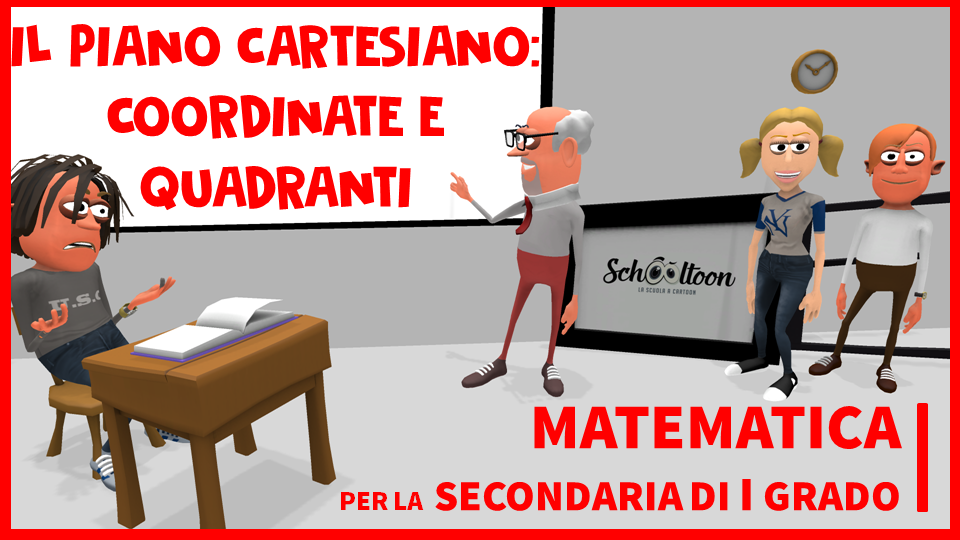 piano cartesiano schooltoon medie