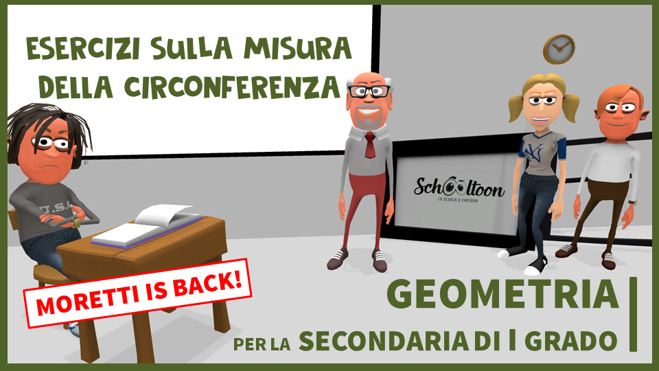 Esercizi Circonferenza Schooltoon