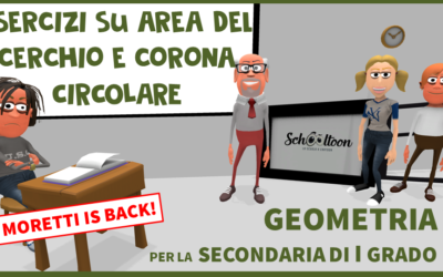 Esercizi su area del cerchio e corona circolare – Geometria – Scuola Media