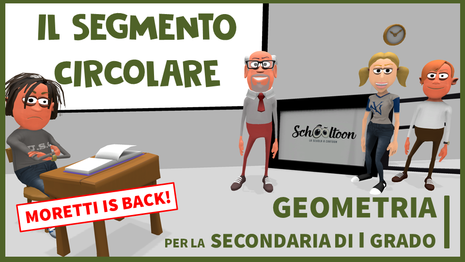 SEGMENTO CIRCOLARE GEOMETRIA SCHOOLTOON