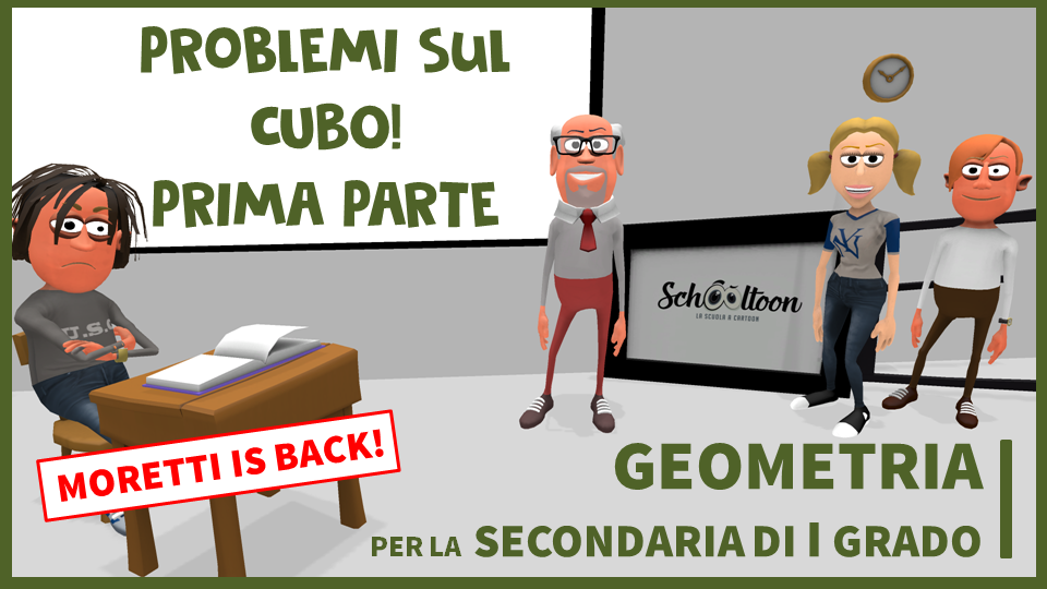 Cubo Problemi Geometria Schooltoon