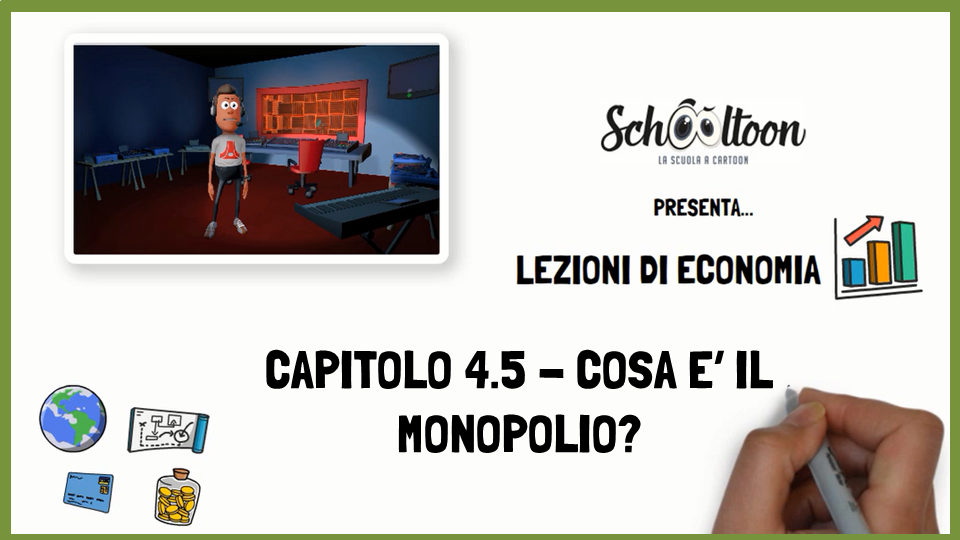 Monopolio Economia Schooltoon