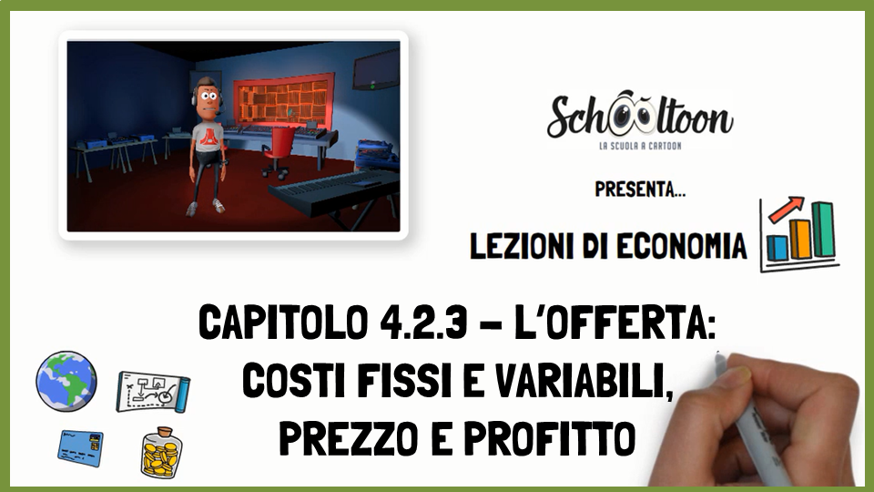 Costi fissi varabili prezzo profitto economia schooltoon